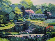 Pastoral Scene With Bridge