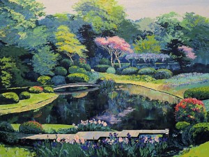 Pastoral Scene With Bridge