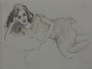 Young girl in yellow